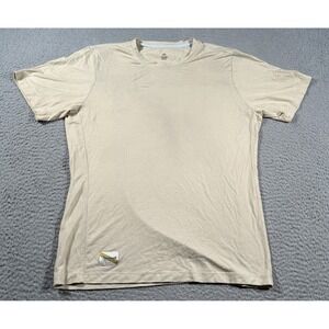 Tracksmith Shirt Mens Medium Beige Running Tee